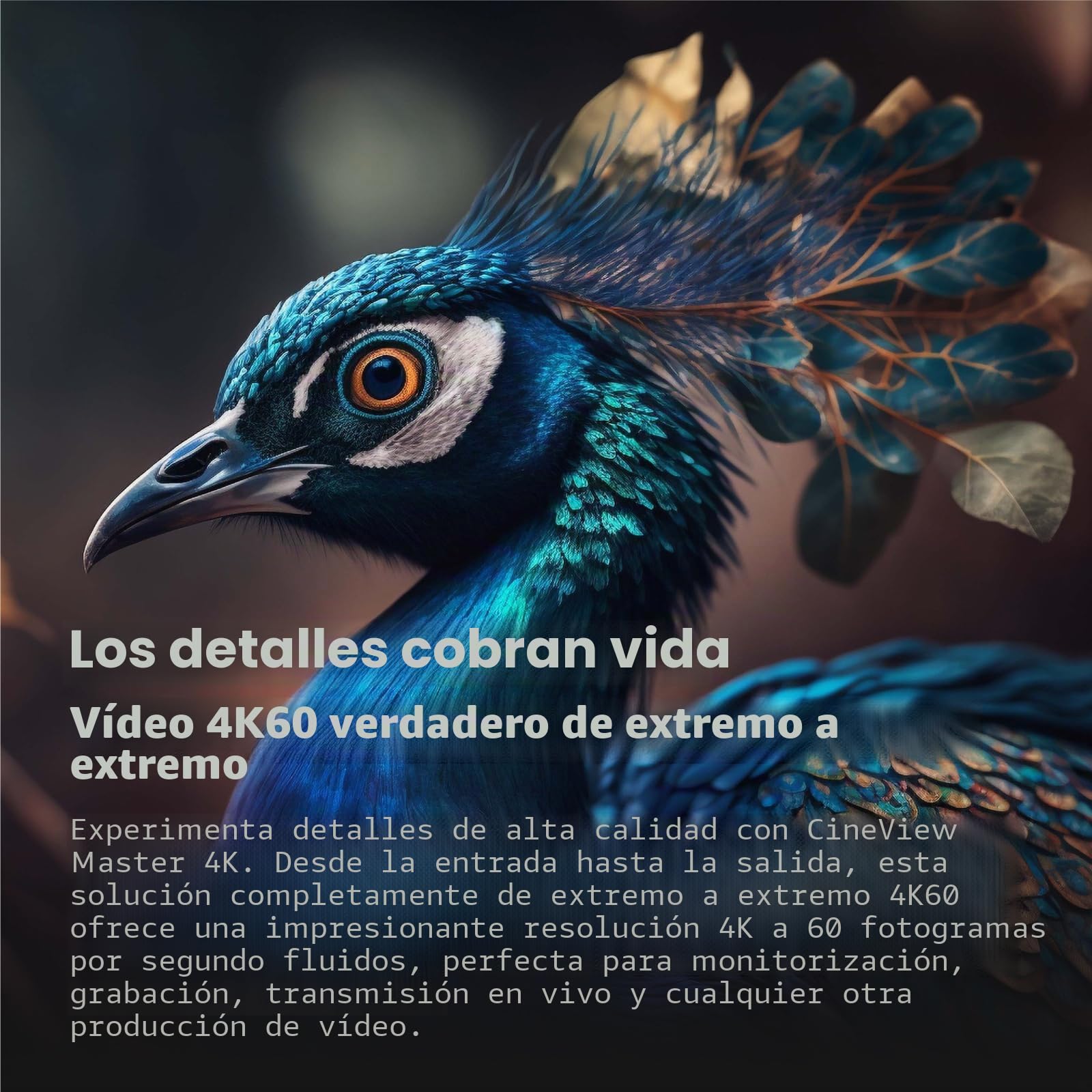 Transmisor CineView Master 4K - Transmisor de vídeo TX inalámbrico con HDMI y SDI
