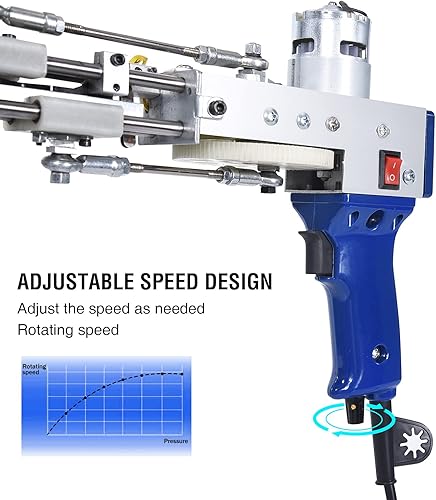 Miniatura 4 de Kit de iniciación 2 en 1 con pila y bucle de corte para pistola de alfombra eléctrica, para amantes de Tufting