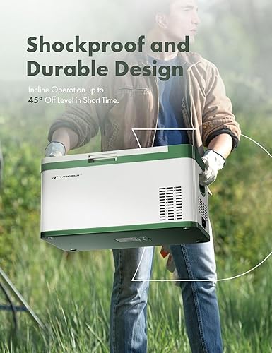 Miniatura 8 de A-Premium Refrigerador de 12 voltios 21QT20.1L Refrigerador portátil para automóvil, -4 F  68 F, congelador portátil de enfriamiento rápido con 1224