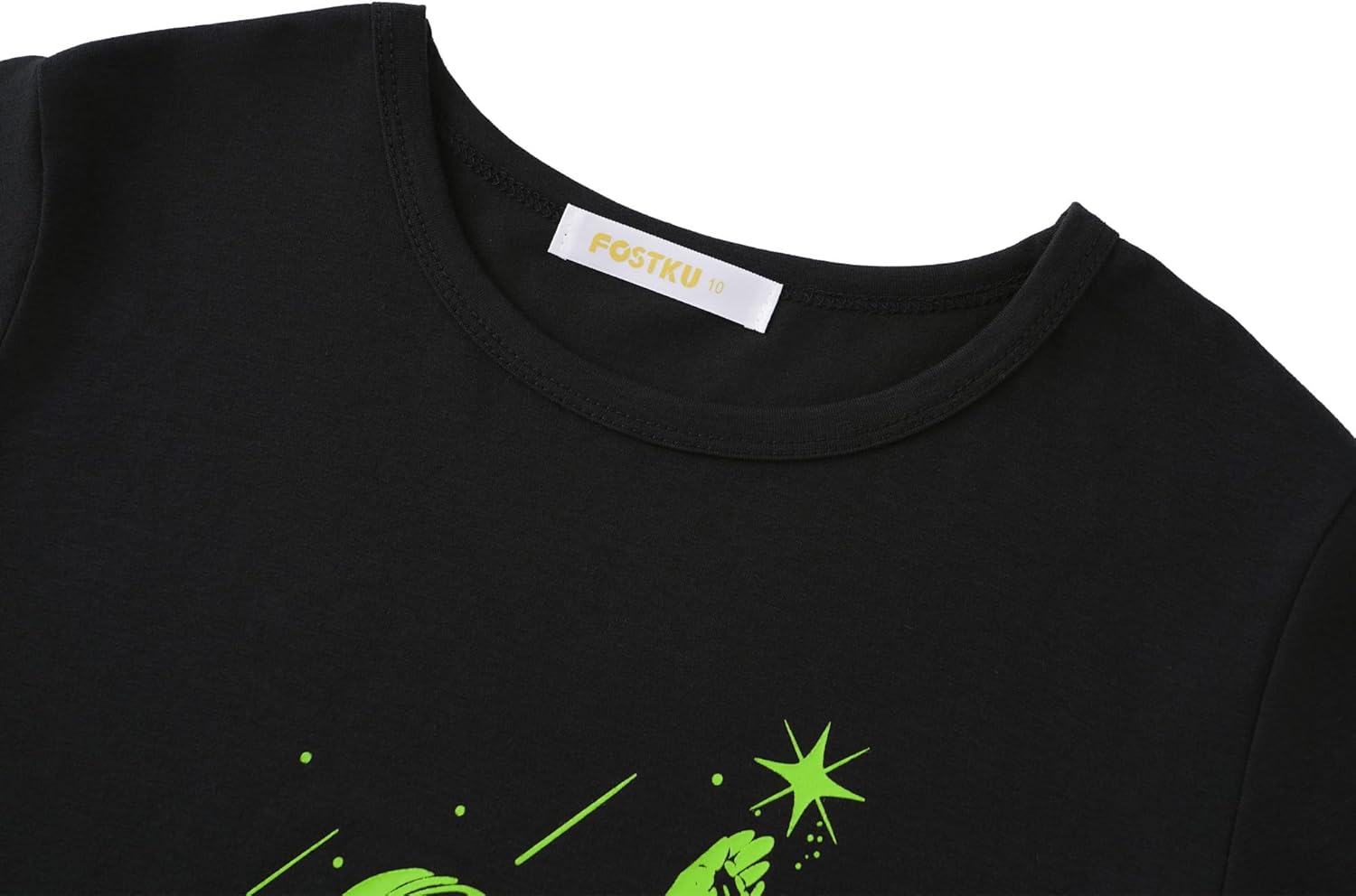 Crewneck T-Shirt for Boys - Trendy Long Sleeve Pullover Soft Tops Size 6-18 - Image 3