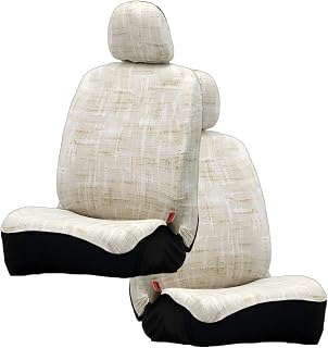 Car Seat Covers Front Seats Only, Car Seat Protector with Separate Headrest Cover Full Cover Universal Fit Most Car,Auto Trucks Van SUV,2 Packs (Printing-B)