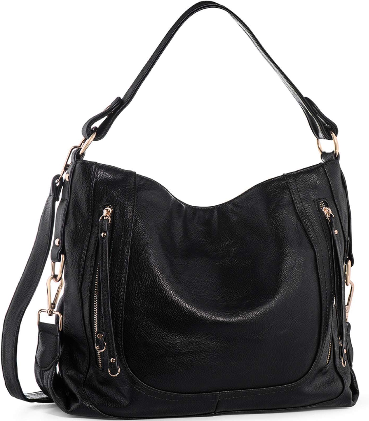 Handbags for Women, Women's Shoulder Bags PU Leather Hobo Handbags Top-Handle Purse for Ladies