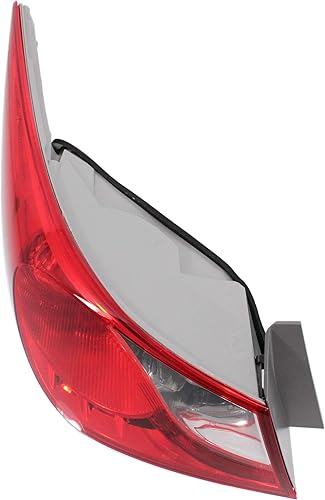 Miniatura 4 de Garage-Pro Conjunto de luz trasera compatible con Hyundai Sonata 2011-2014 se monta en el cuerpo con el lado del conductor de la bombilla exterior