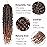 Passion Twist Hair - 8 Packs 12 Inch Passion Twist Crochet Hair For Women, Crochet Pretwisted Curly Hair Passion Twists Synthetic Braiding Hair Extensions (12 Inch 8 Packs, T30)