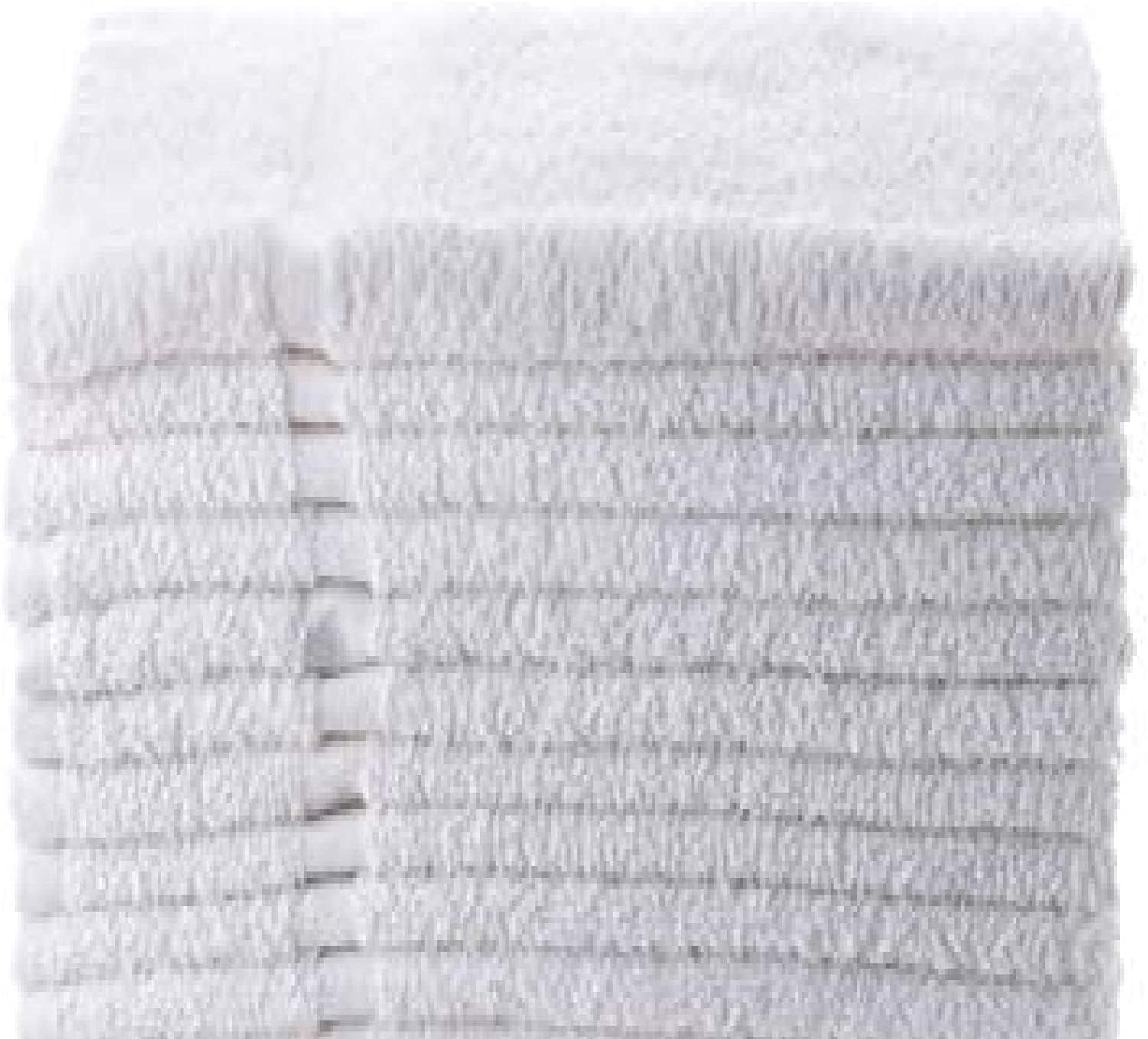 ANTONIA Towels White Salon Towels, Pack of 12 (Not Bleach Proof, 15 x 24 Inches) Highly Absorbent Towels for Hand, Gym, Beauty, Spa, and Home Hair Care