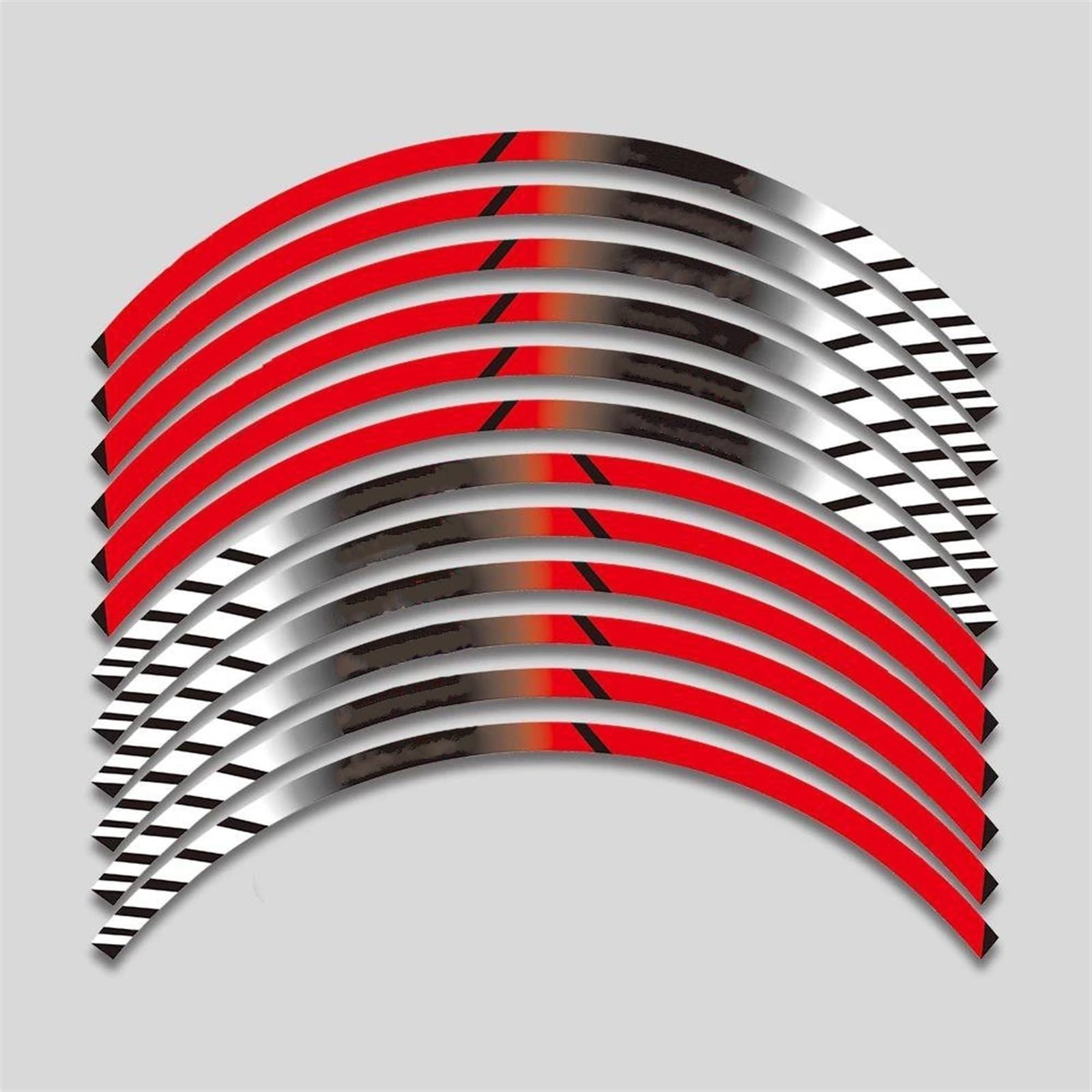 Motorcycle Wheel Stickers Reflective Rim Motorbike Decals for BMW G310GS G310gs G310 GS G 310 Motorbike(Color2)