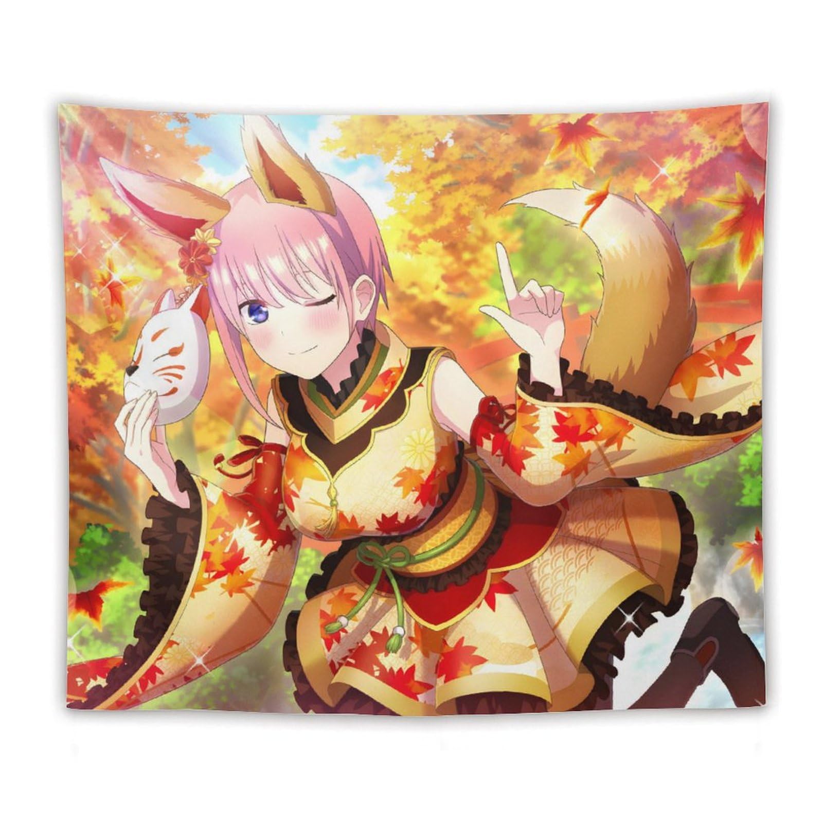 Amazon.co.jp: 五等分の花嫁 タペストリー 壁掛け 多機能 中野 一花 二