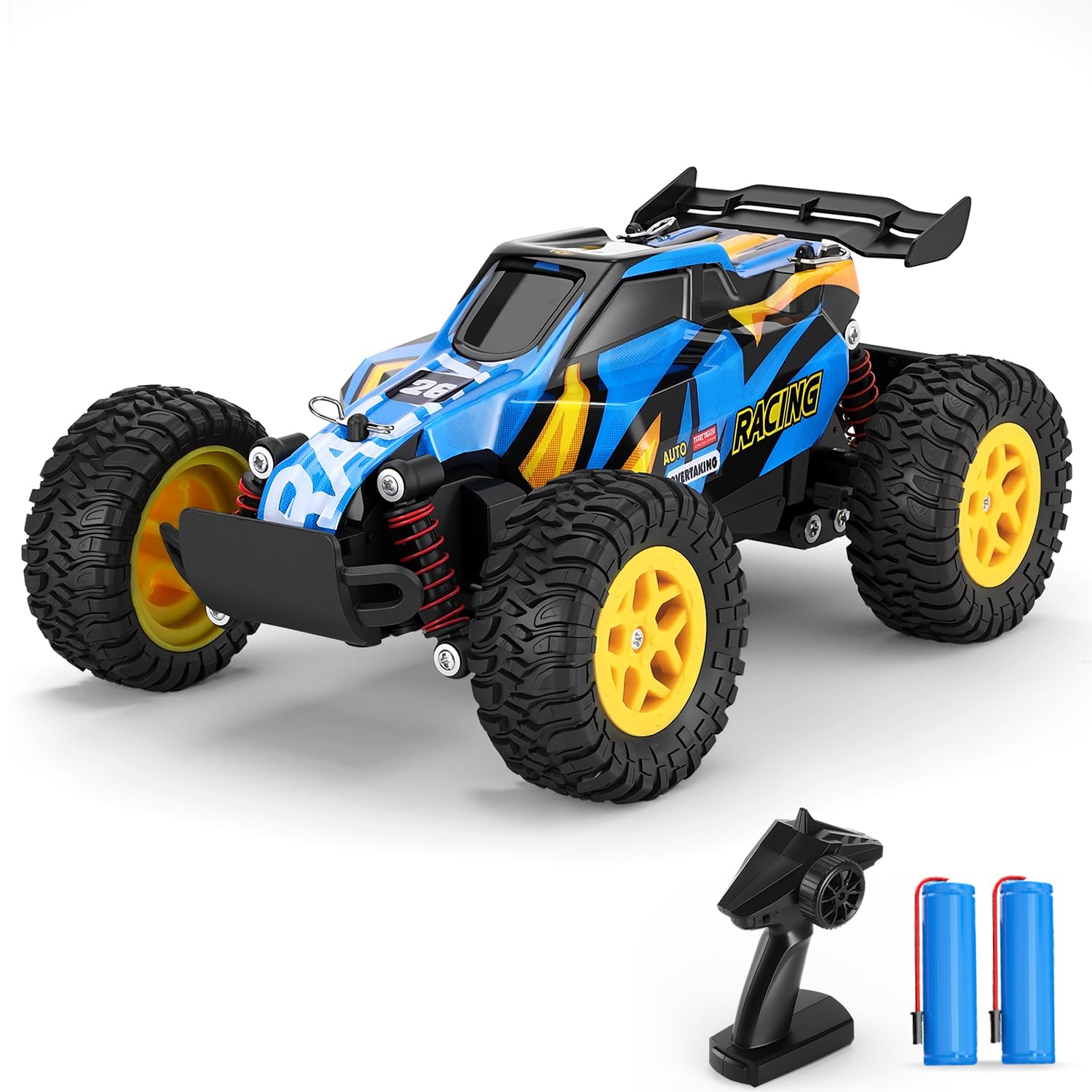 Macchina Telecomandata Giocattoli Auto RC - 1:20 Auto da corsa RC Auto telecomandata fuoristrada per tutti i terreni Camion auto RC per bambini dai 4 ai 12 anni compleanni Natale