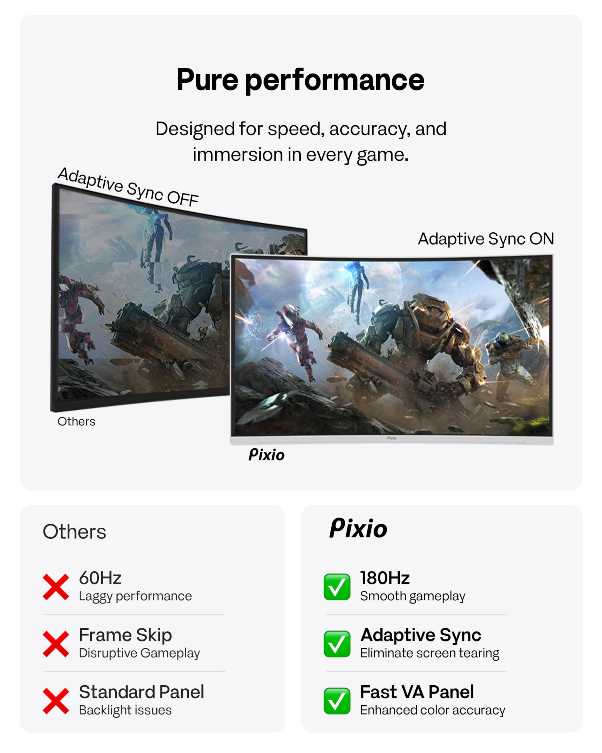 Snapklik.com : PXC278 Wave White 27 Inch 180Hz Refresh Rate QHD 1440p ...