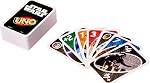 Mattel Games UNO Star Jeux de cartes de correspondance de guerres 112 Cartes avec une carte sauvage unique & Instructions pour les joueurs 7 Années & Haut, Cadeau pour enfant, Famille & Nuit de jeu pour adultes