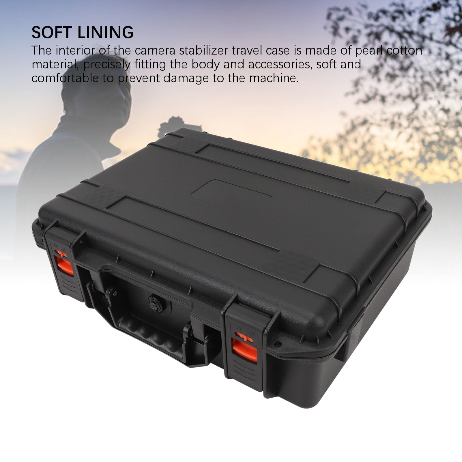 Tragetasche für RS 4 Stabilizer, Robuste Hartschalen-Reiseschutzhülle für Fotografen, Outdoor-Abenteuer