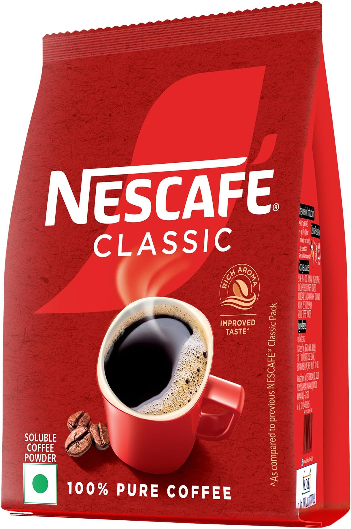 Classic Instant Coffee Powder | Great Start To Your Morning | 100% Pure Coffee | 500g Stabilo, Bag