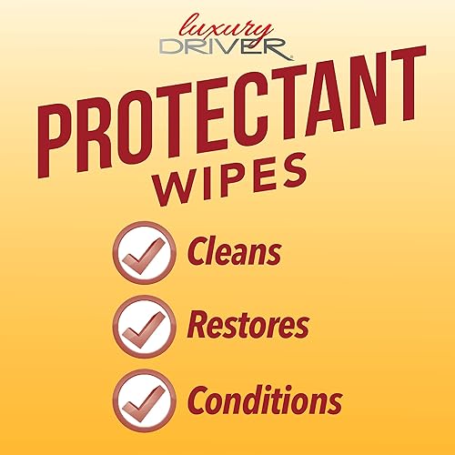 Miniatura 4 de Toallitas protectoras de limpieza interior para salpicadero de neumáticos para brillo y vinilo protector de plástico para limpieza de salpicaderos