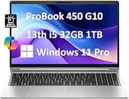 Amazon.com: HP ProBook 450 G10 Business Laptop (15.6