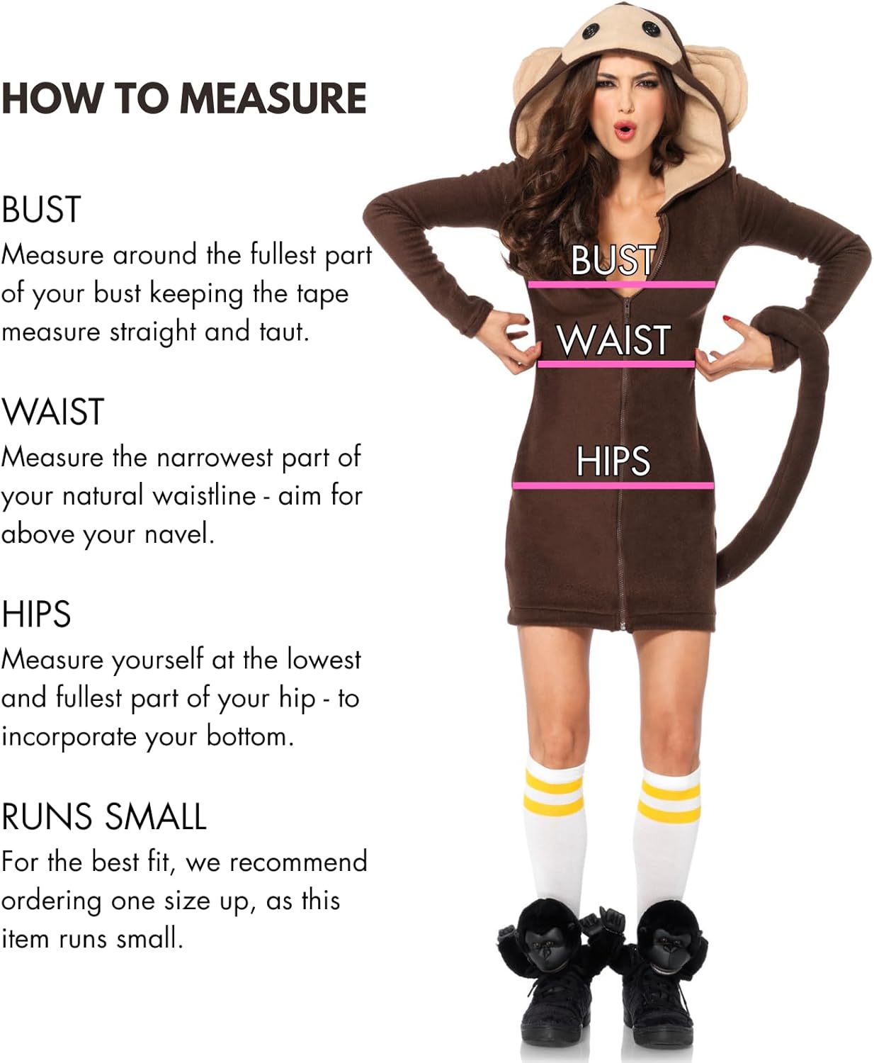 Leg Avenue Women's Cozy Monkey Costume - Image 4