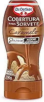 Dr. Oetker Cobertura Para Sorvete, Sabor Caramelo, Delicioso Acompanhamento Para Sobremesas, 190g