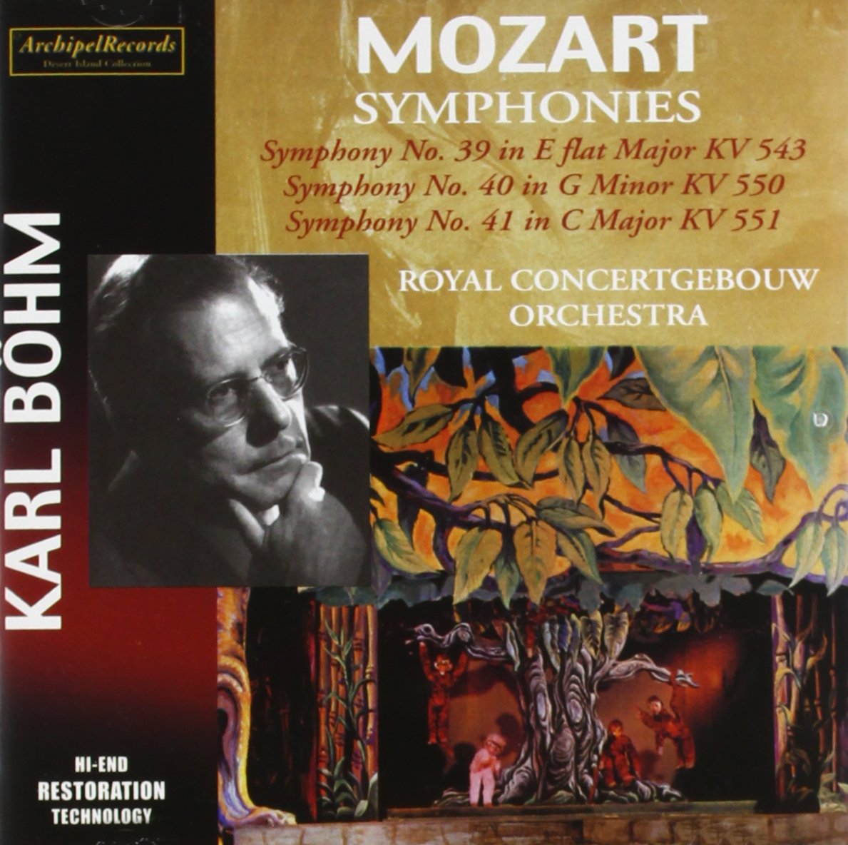 MOZART - SYMPHONIES 39 - 40 & 41 - CONCERTGEBOUW - BOHM - 1955 - ARCHIPEL