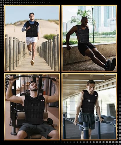 Miniatura 7 de Placas de chaleco con peso ajustables, para chalecos de pesas o tobillo y muñeca, entrenamientos, entrenamiento de fuerza, a prueba de óxido,