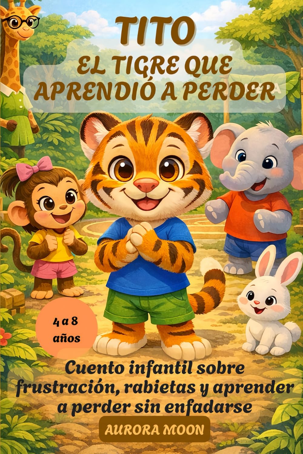 TITO EL TIGRE QUE APRENDIÓ A PERDER: Cuento infantil sobre frustración, rabietas y aprender a perder sin enfadarse
