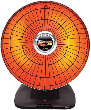 Presto Heat Dish Plus Parabolic Electric Heater
