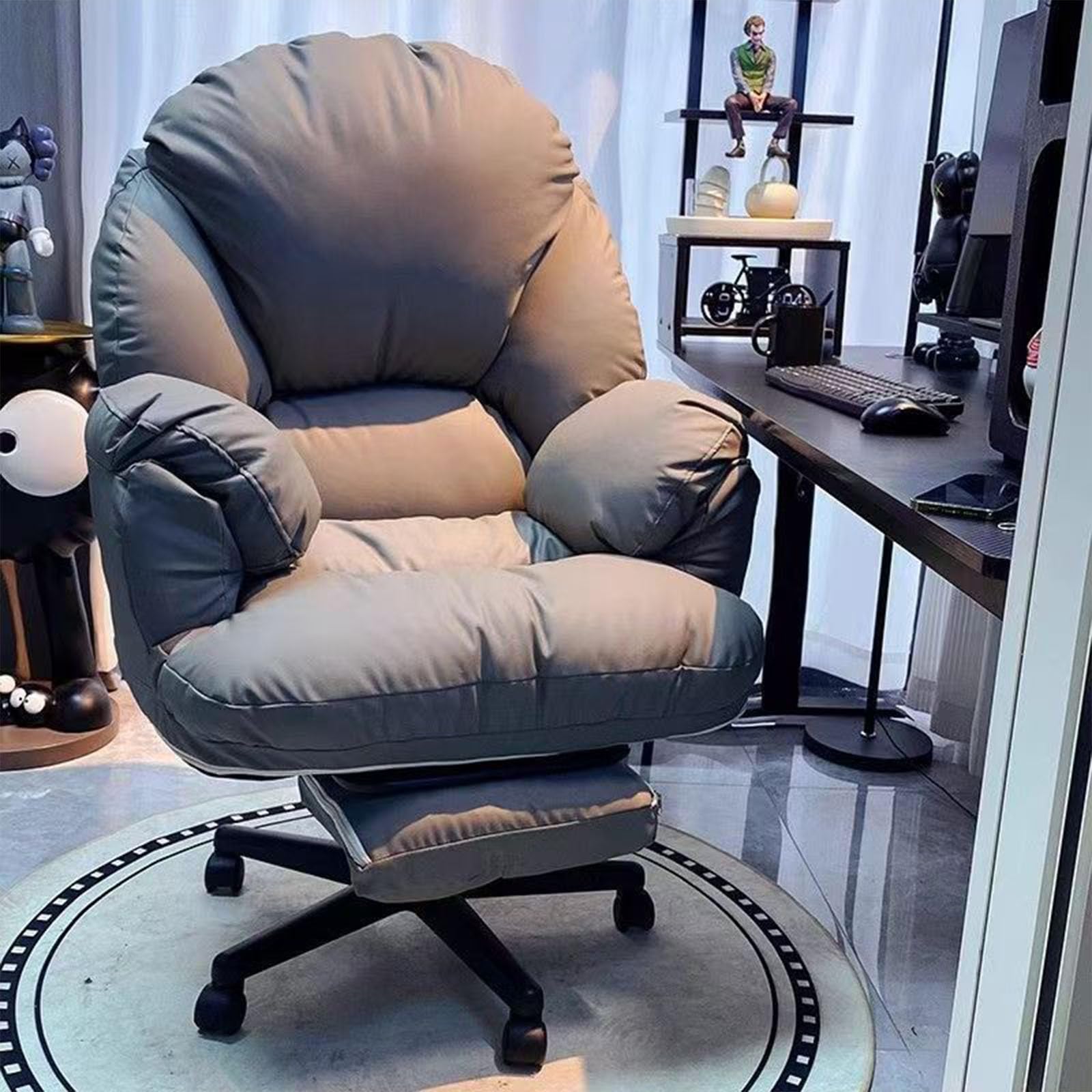 Chaise de jeu à bascule avec dossier inclinable ergonomique