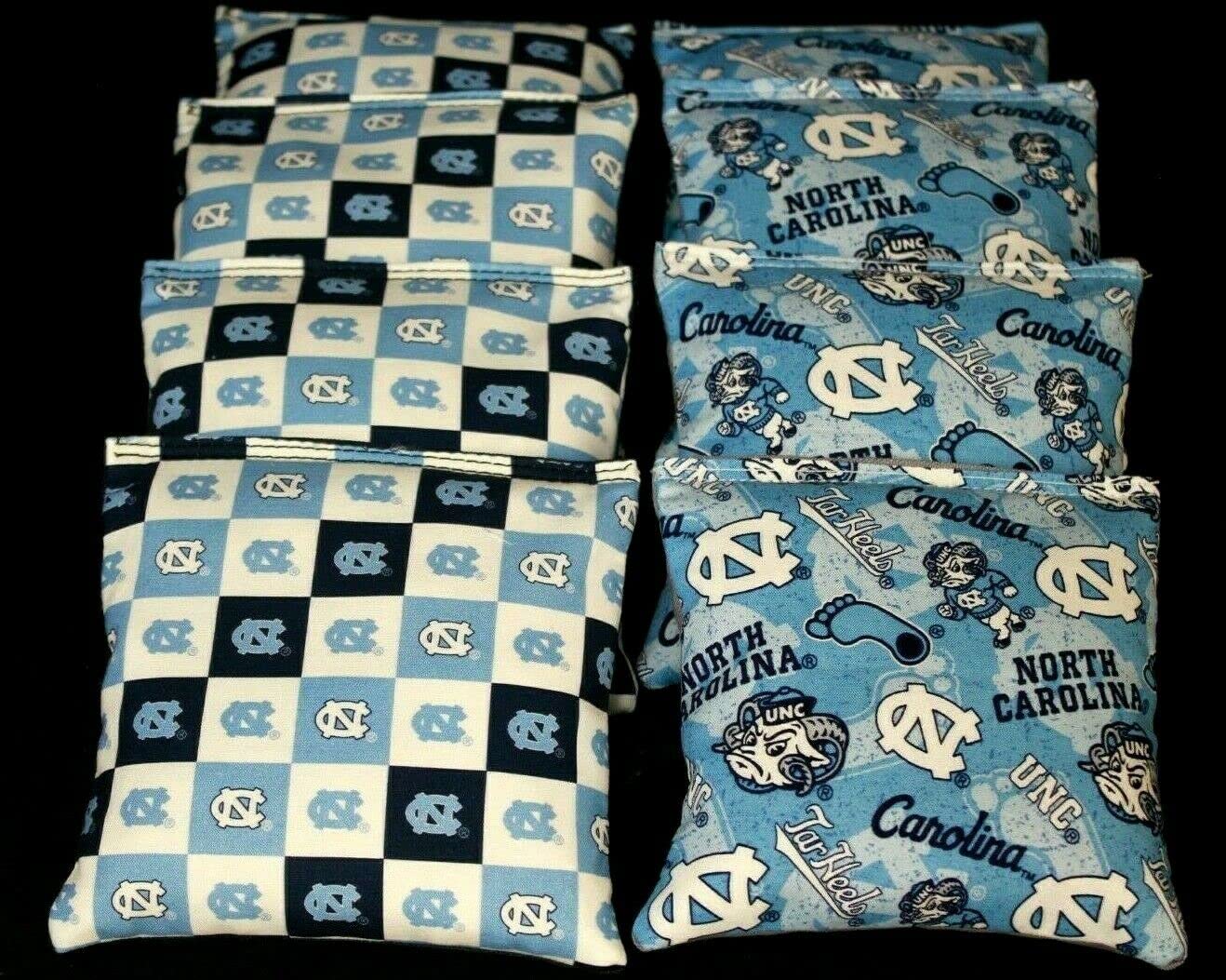 North Carolina Tarheels Cornhole Bean Bags ACA Regulation UNC Bags