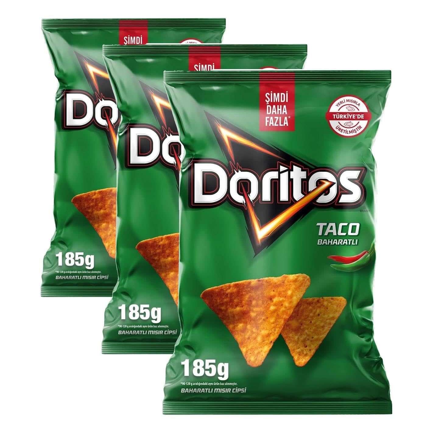 Doritos Taco Baharatlı Mısır Cipsi Parti Boy 185 g