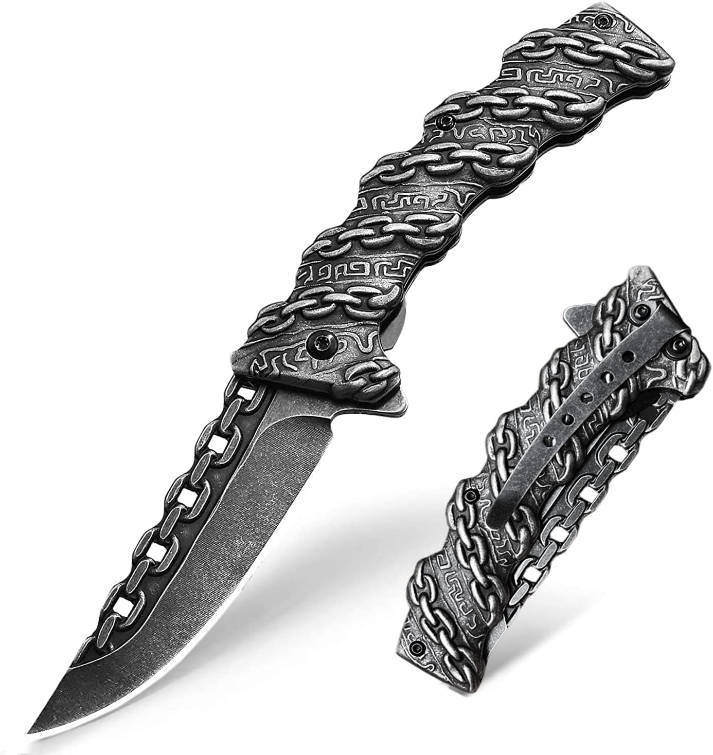 VIFUNCO Folding Pocket Knife for Men, Tactical Knife with Clip, Liner Lock, Sharp