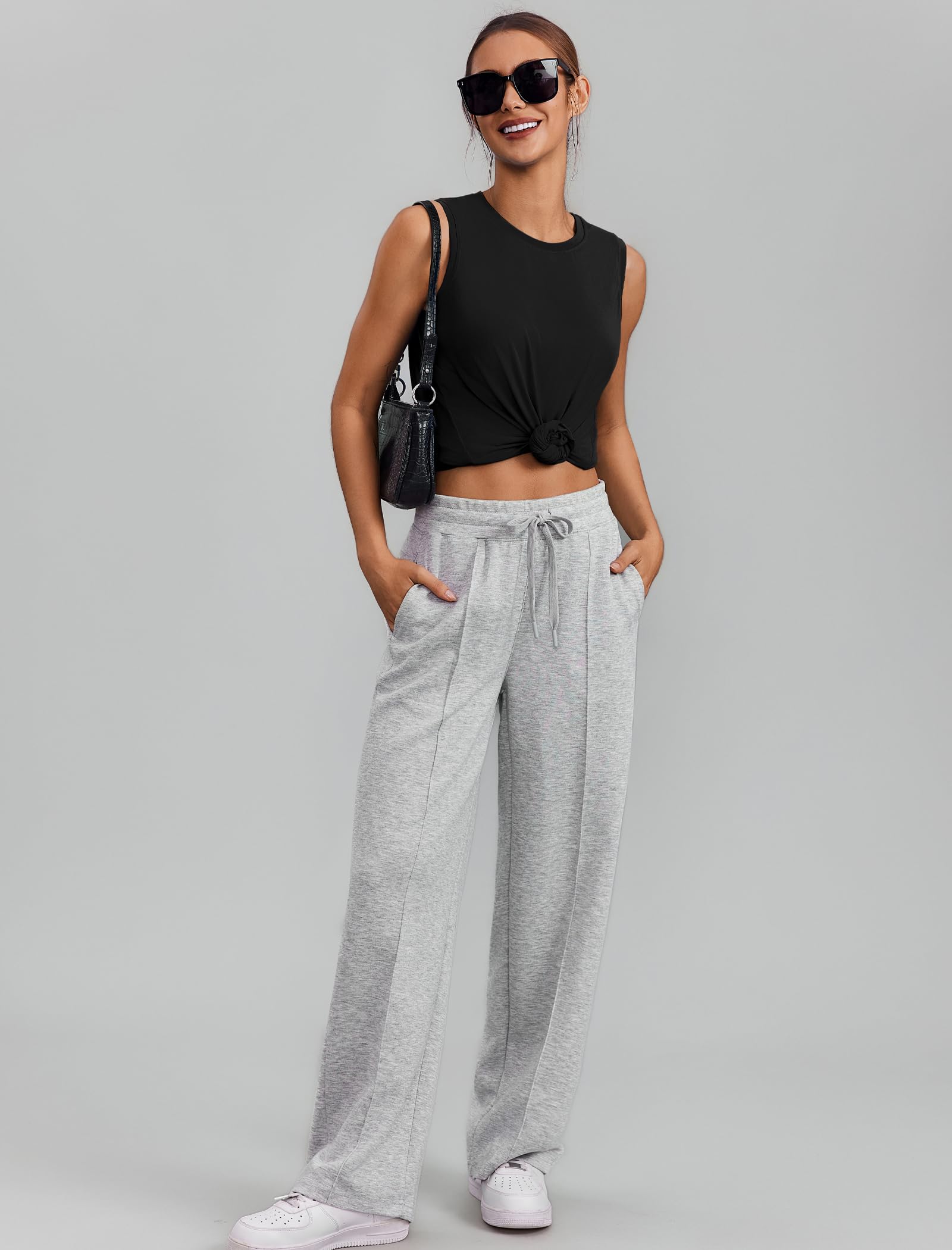 PINSPARK Camiseta Deportiva sin Mangas para Mujer, Ligera, con protección Solar UPF 50+, de Secado rápido, Transpirable, para Correr y Entrenar
