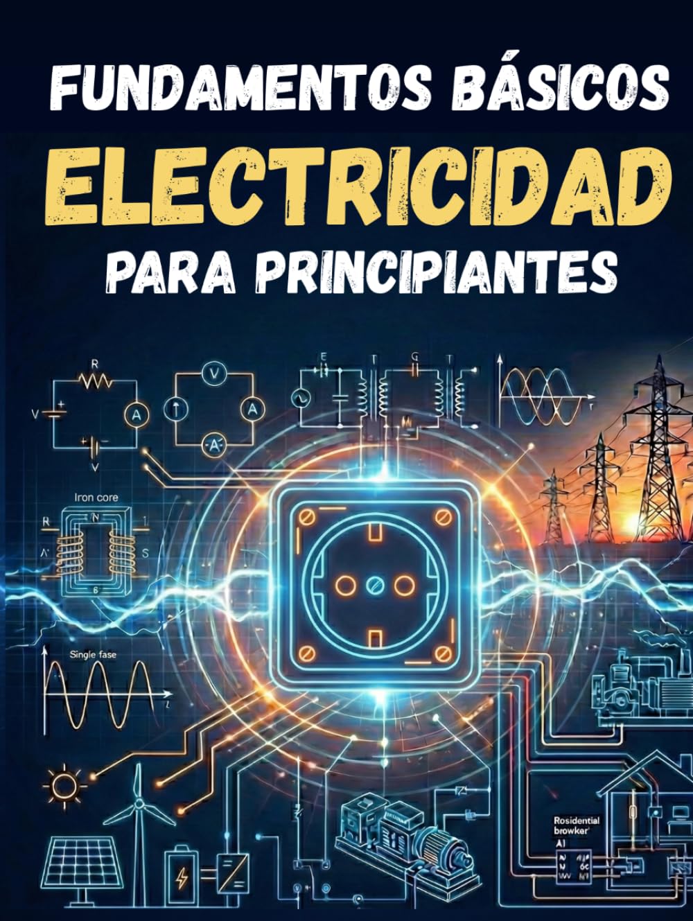 FUNDAMENTOS BÁSICOS DE ELECTRICIDAD PARA PRINCIPIANTES: Todo lo necesario para aprender sobre electricidad. Guía completa