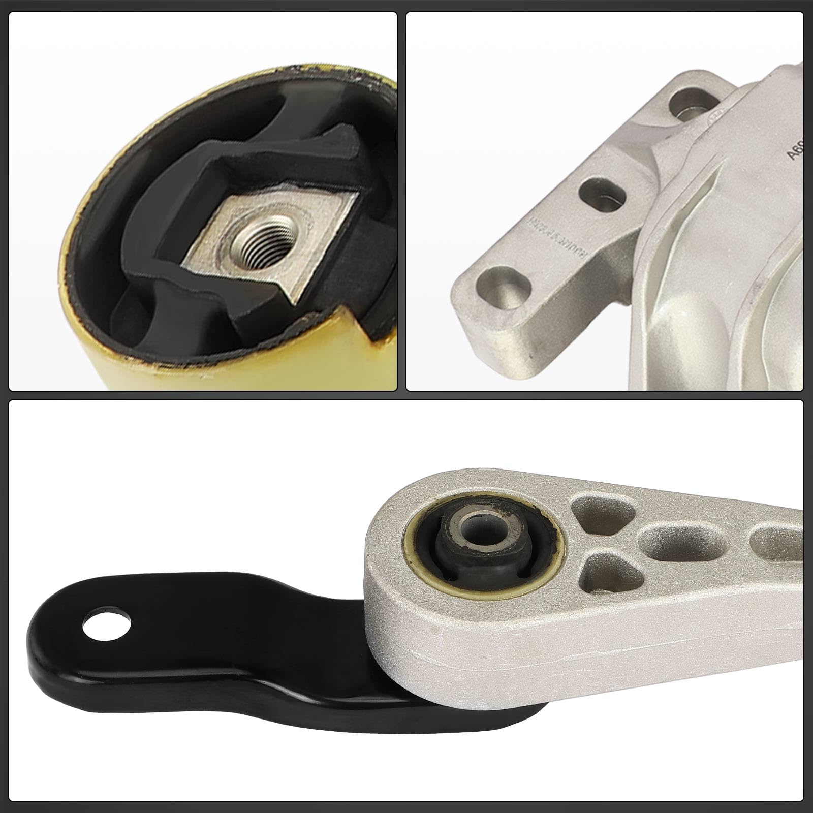 Frankberg 6 supporti motore + 1 supporto cambio 1K0199868 | Parte inferiore anteriore posteriore Sopra; Compatibile con: A3 8P1, A3 Cabriolet 8P7, A3 Sportback 8PA