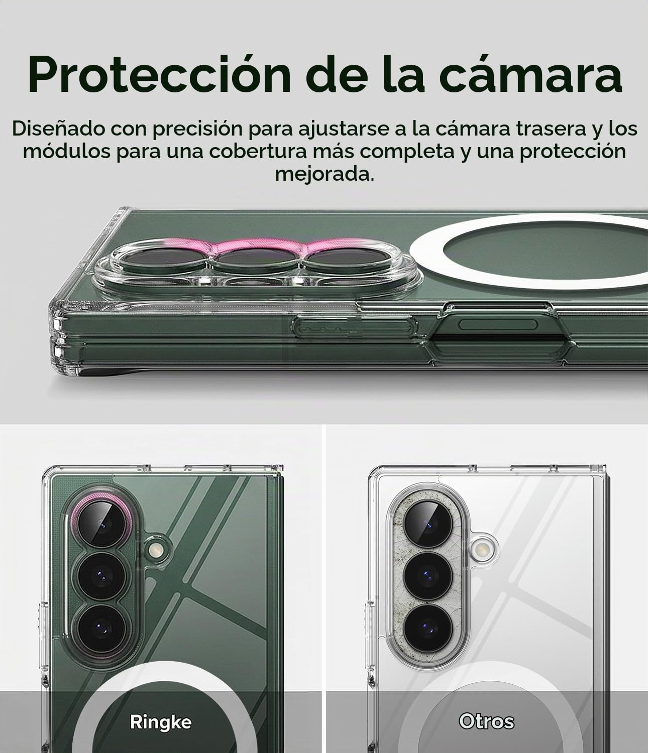 Ringke Funda y Protector Pantalla para Galaxy Z Fold 8 Ultra