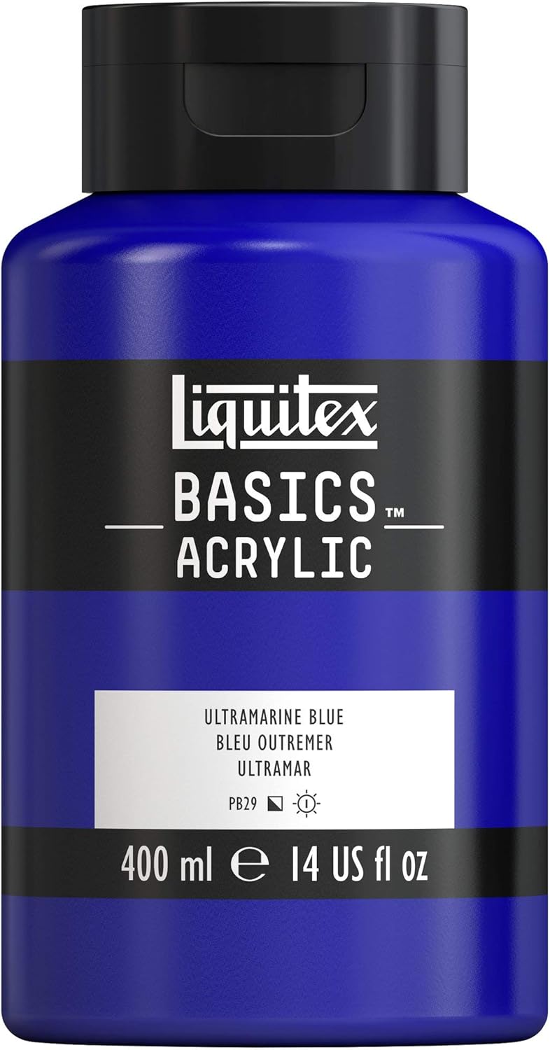 Liquitex BASICS Acrylic Paint, 13.5oz Squeeze Bottle, Titanium White
