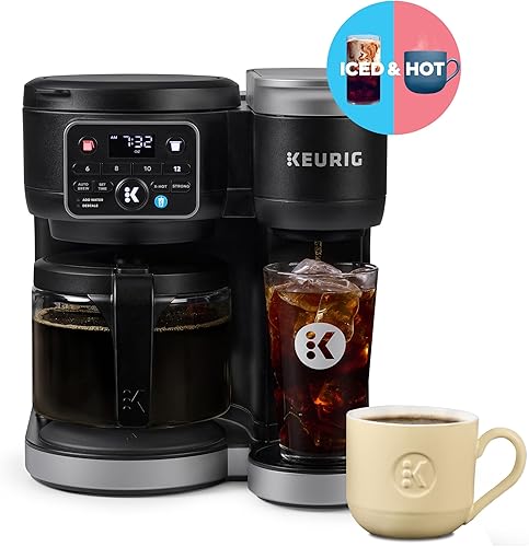 Miniatura 9 de Keurig K-Duo - Cafetera caliente y helada de una sola porción y jarra, tecnología MultiStream, depósito de 72 onzas (Gen 2)