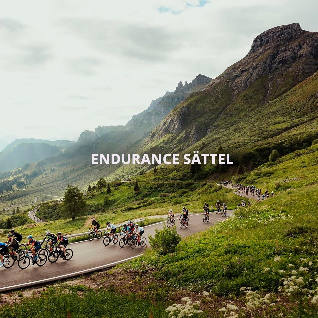 Selle Italia SLR Boost Endurance TI 316 Superflow - Rennrad, Gravel & Reisefahrradsattel, bequem mit Gel & Superflow Loch, TI 316 Rahmen
