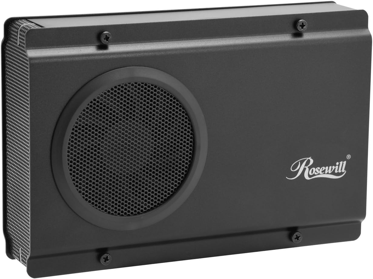 Rosewill 3.5 Inch Hard Drive Enclosure to USB 3.0 / eSATA. External Hard Drive Case Aluminum Body, Built-in Cooling Fan and Fan Switch. Support 3.5” SATA III / II / I Hard Drive up to 6TB and UASP function.