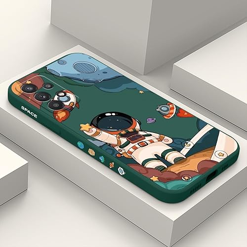 LEECG Funda para Samsung Galaxy A32 5G, para Samsung A32 5G, diseño floral, forro interno de fibra fina, antiarañazos, silicona líquida suave para