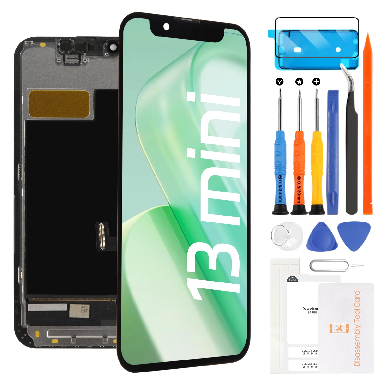 Amazon.co.jp: OLED 液晶パネル For iPhone 13 Mini 画面交換