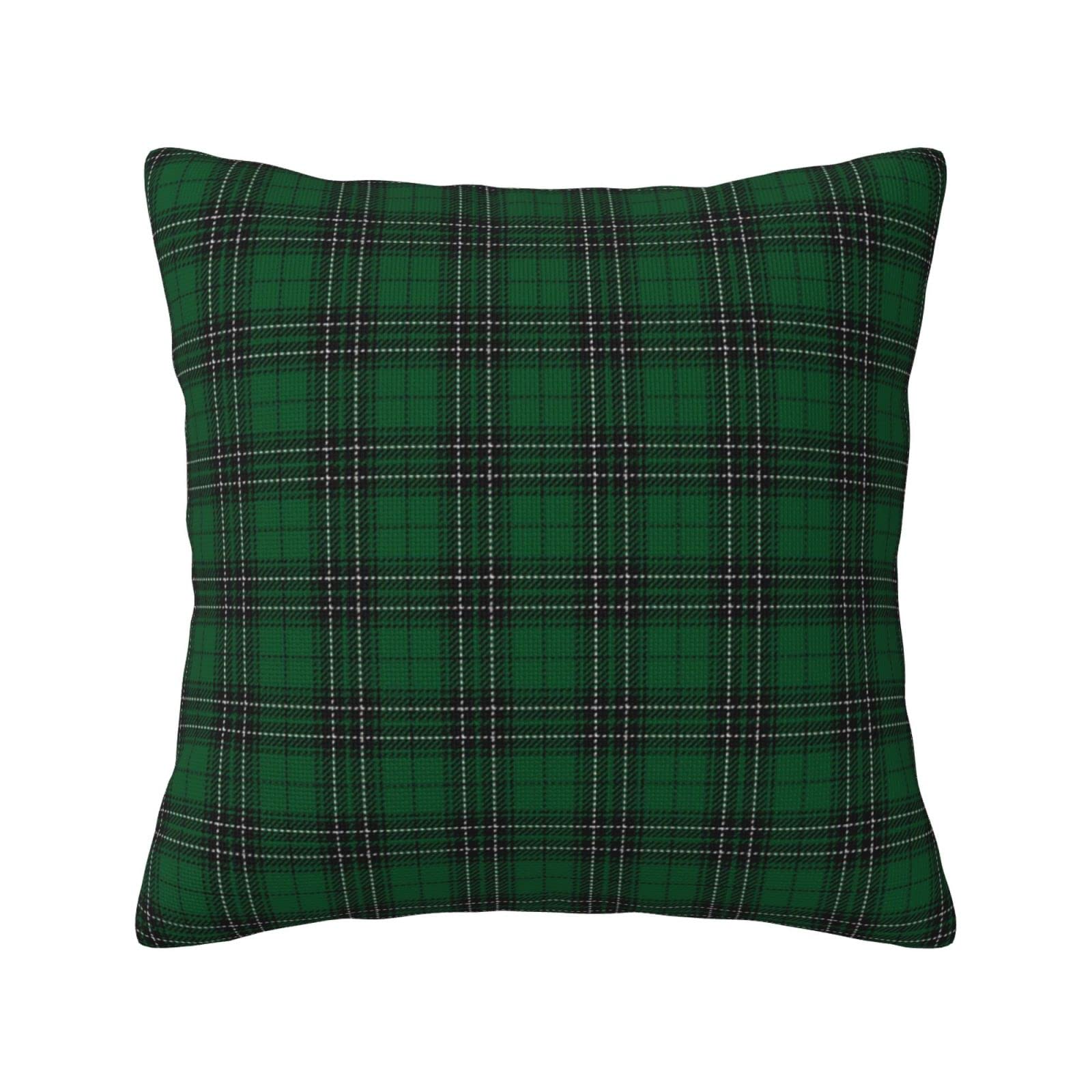 Yingd Cushion Cover Clan Maclean Of Duart Hunting Classic European Tartan Linen Plaid Throw Pillow Case For Sofa 45X45cm
