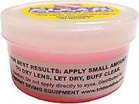 Vista 3 de 2 máscaras de buceo absolutamente transparentes, antivaho y antiniebla, lentes de esnórquel, color rosa