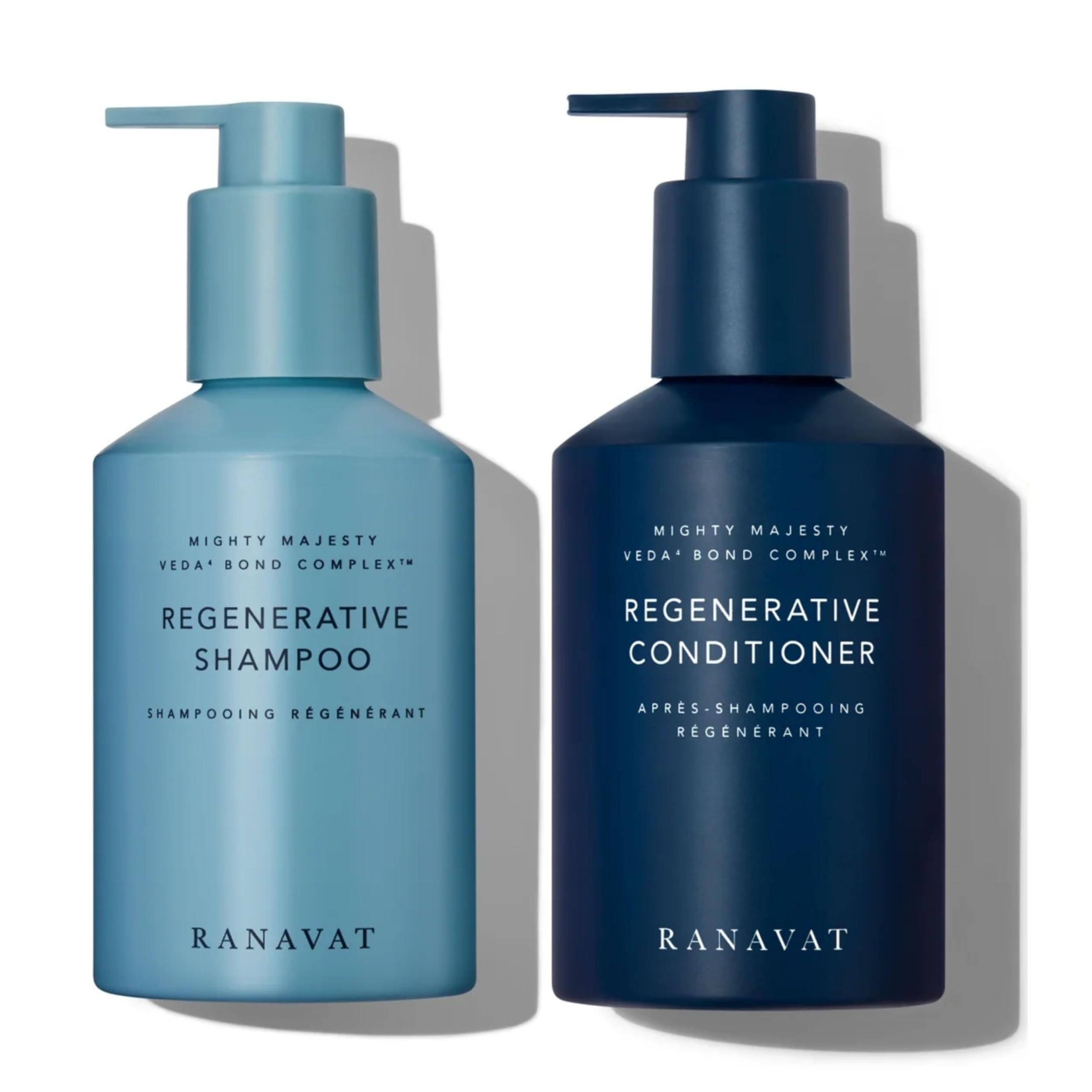 RANAVAT Regenerative Veda Bond Hair Shampoo & Conditioner Duo - Ayurvedic Haircare for Bond Repair, Hair Volume, Breakage Repair & Scalp Health - 2 Pieces