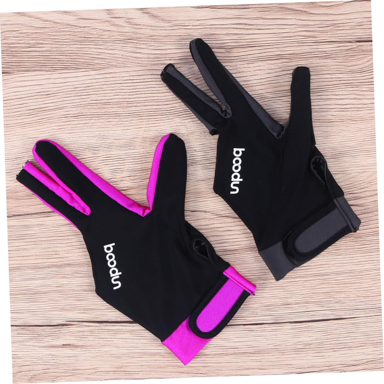 SUPVOX Snooker Gloves 3-Finger Gloves l Size Dark Grey Flexible Breathable for Men Women