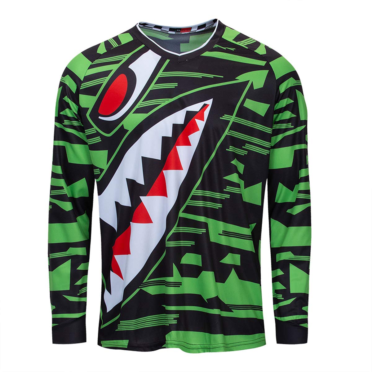 Men's Racing Shirts Summer Motocross Jersey Bicycle Sportswear MTB Jersey Long Sleeve Mountain Bike Clothes