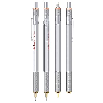rotring＊ Amazon.com : rOtring 800 Mechanical Pencil 0.5 mm Silver