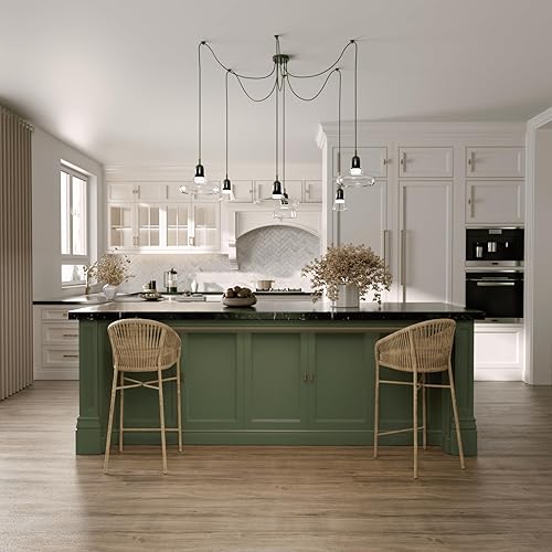 Miniatura 7 de Homdiy Paquete de 30 tiradores de bronce cepillado dorado de 3-12 pulgada, cuadrados, herrajes para gabinete de cocina, armarios 3-12 pulgadas entre