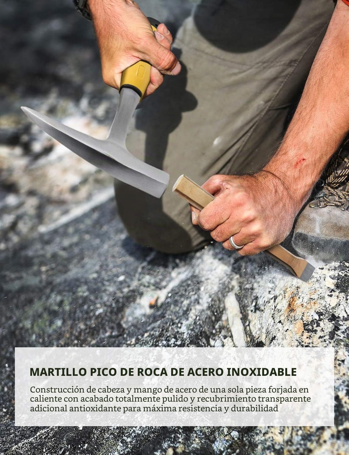 INCLY Kit de 26 martillos de geología