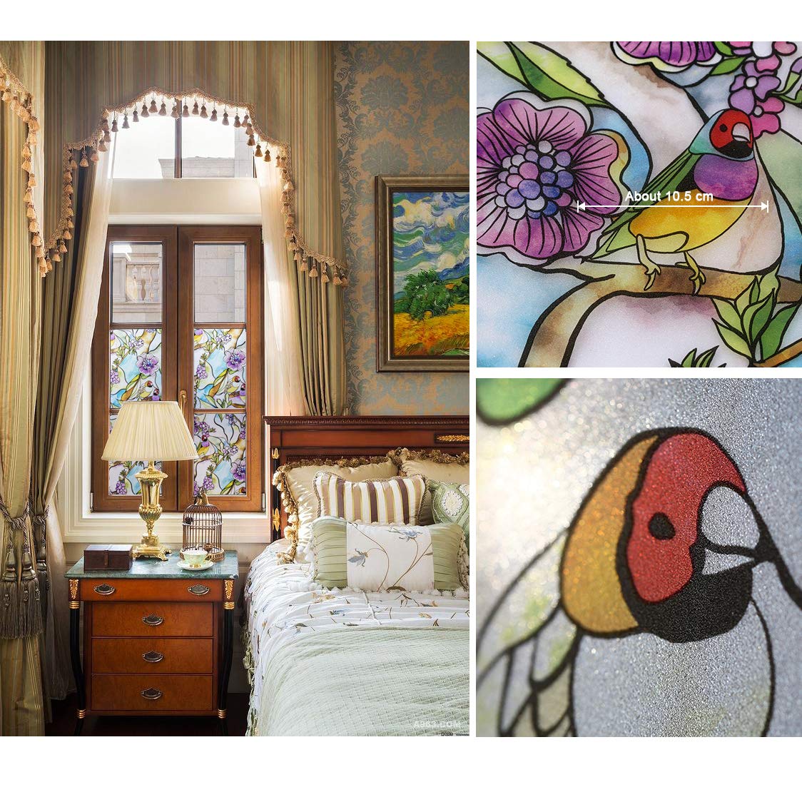 CottonColors Stained Glass Window Film - 35