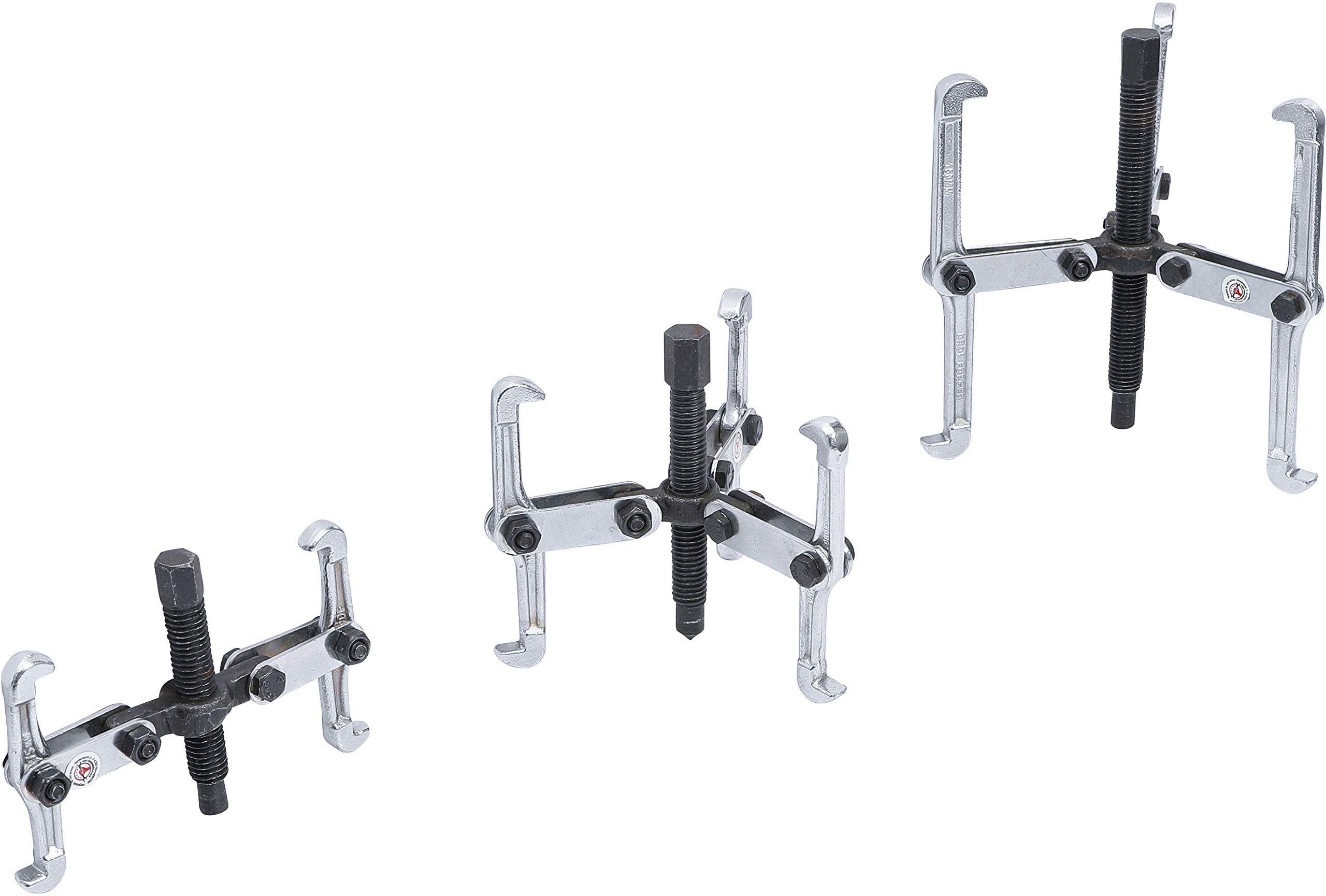BGS Diy 7730 | Serie di estrattori, 2 e 3 bracci | 150 / 100 / 75 mm | 3 pz.