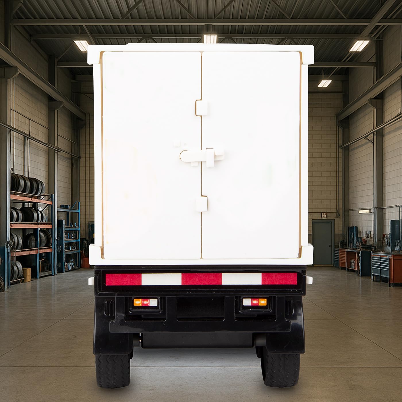 JAMARA 408300 kontener do samochodów ciężarowych Mercedes-Benz Arocs 1:26 2,4 GHz – samochód ciężarowy RC zdalnie sterowany, zabawka dla dzieci, ciężarówki, pojazdy, zdalne sterowanie, prezent dla