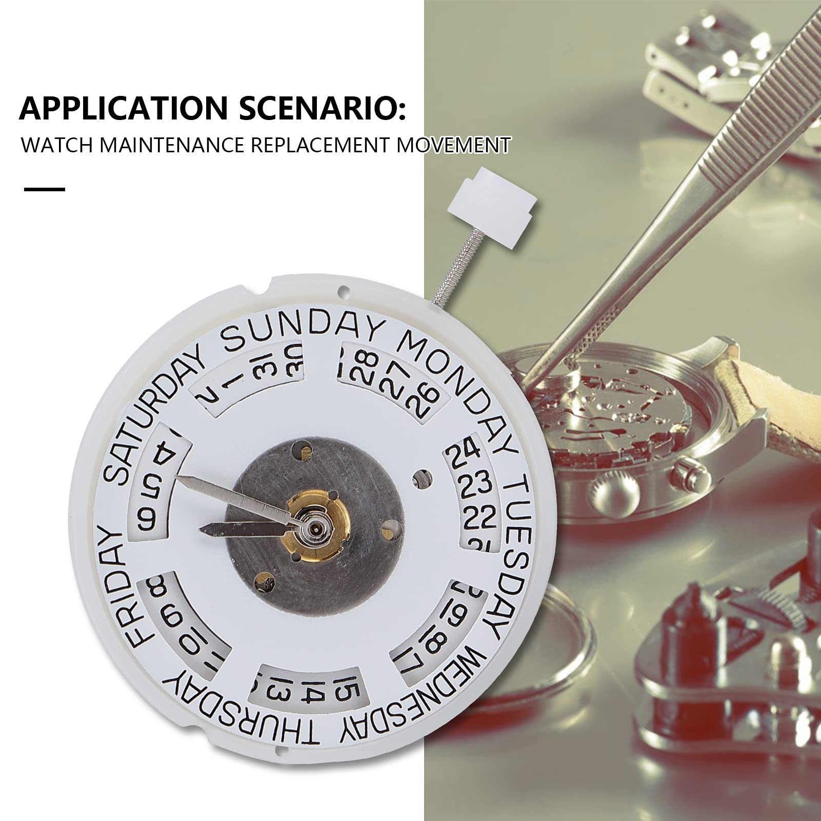 Wymiana Mechanizmu Zegarka, Mechanizm ze Stopu 30 Mm